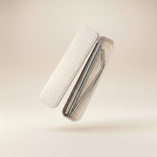LunaXLus Stainless Steel Straw Set